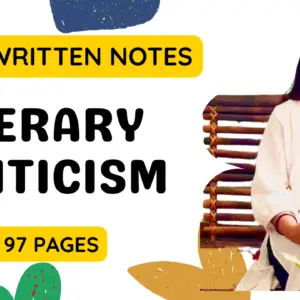 Literary Criticism - Handwritten Notes