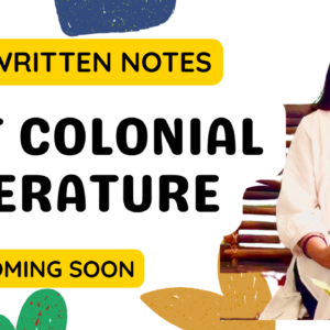 Post Colonial Literature
