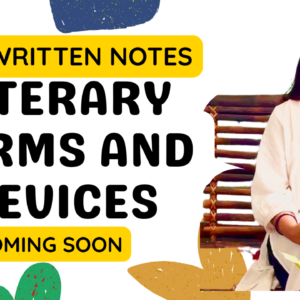 Literary Terms and Devices - Coming Soon